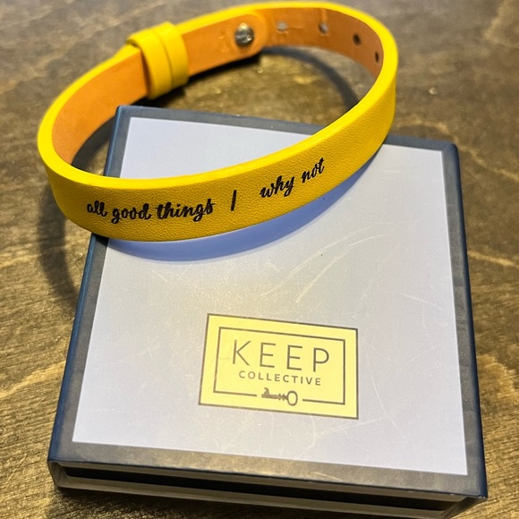 Keep Collective Marigold/Camel Leather Keeper - Picture 1 of 8